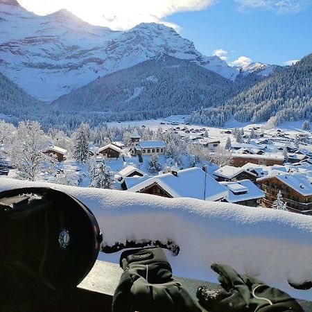 Studio Avec Vue Splendide Sur Les Diablerets Eksteriør bilde
