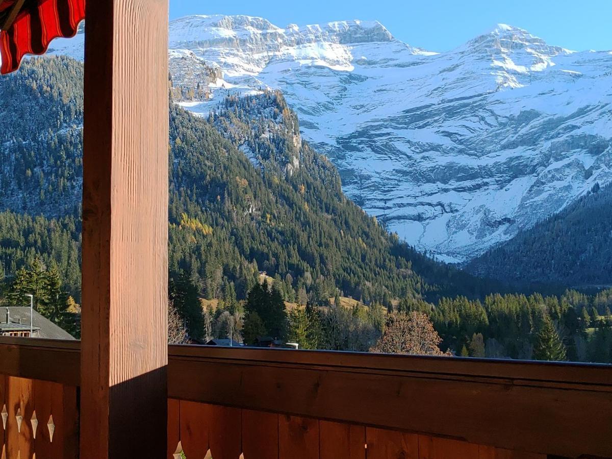 Studio Avec Vue Splendide Sur Les Diablerets Eksteriør bilde