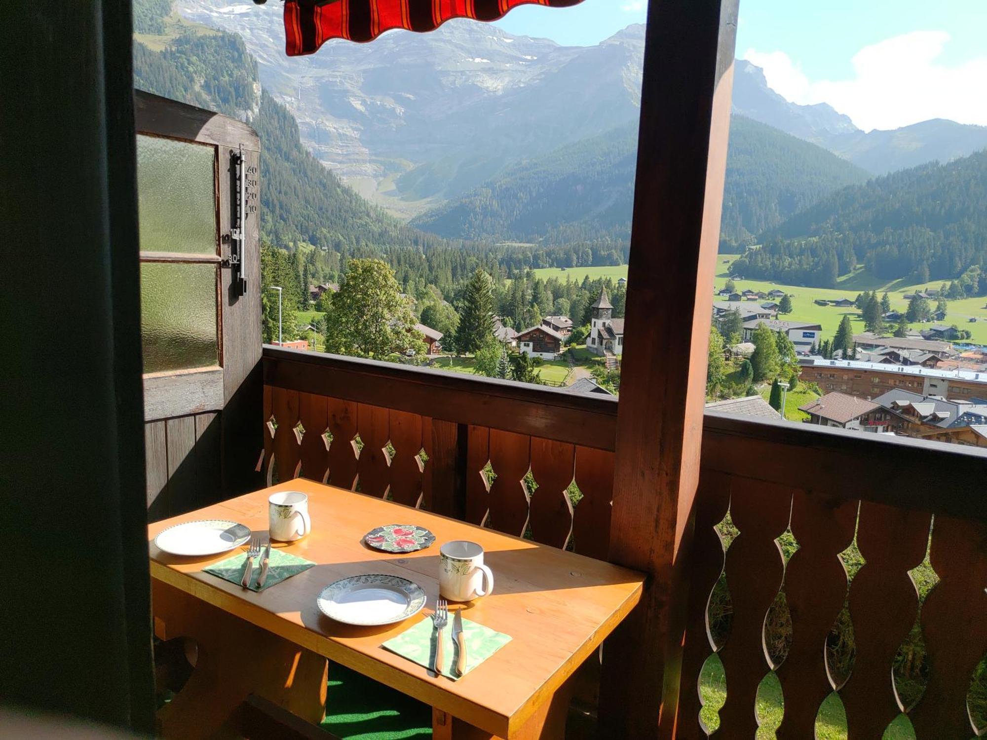 Studio Avec Vue Splendide Sur Les Diablerets Eksteriør bilde