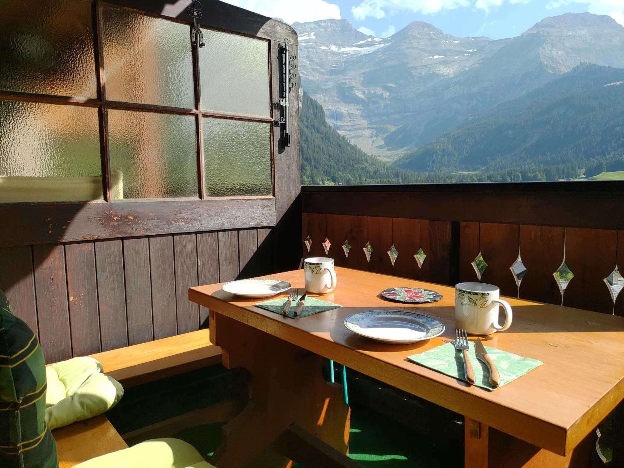 Studio Avec Vue Splendide Sur Les Diablerets Eksteriør bilde